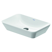 Duravit D-Neo Раковина накладная 60x40x12.5h см, без перелива, цвет: белый глянцевый 2397600070