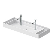 Duravit Bento Starck Box Раковина накладная 114.5x46x14.5h см, без перелива, цвет: белый матовый 2660113272