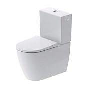 Duravit Bento Starck Box Унитаз напольный 39x65 безободковый с крышкой и бачком, цвет: белый глянц. D4600300