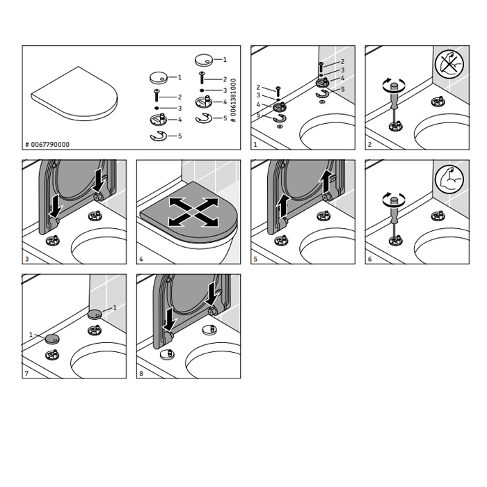 Duravit DuraPlus Сиденье для унитаза без микролифта, цвет: белый глянцевый 0064200000