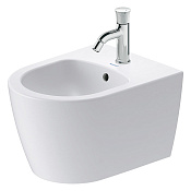 Duravit Bento Starck Box Биде подвесное 37x48 см, с переливом хром, цвет: белый матовый 2299153000