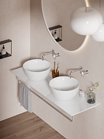 Catalano Sfera Раковина чаша d42x16h см, без перелива, покрытие Cataglaze, цвет: белый глянцевый 0523430001