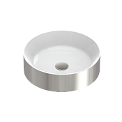 Catalano Gold & Silver Раковина чаша d45x13h см, без перелива, Cataglaze, цвет: серебро/белый глянц. 0123450041