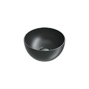 Catalano Sfera Раковина чаша d32x14h см, без перелива, покрытие Cataglaze, цвет: черный матовый 0523320022