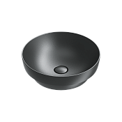 Catalano Sfera Раковина чаша d45x14h см, без перелива, покрытие Cataglaze, цвет: черный матовый 0524450022