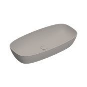 Catalano Alvea Раковина чаша 80x40x14h см, без перелива, покрытие Cataglaze, цвет: tortora матовый 0622800032