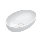 Catalano Sfera Раковина чаша 60x42x16h см, без перелива, покрытие Cataglaze, цвет: белый глянцевый 0522600001