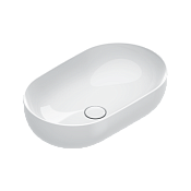 Catalano Sfera Раковина чаша 60x37x16h см, без перелива, покрытие Cataglaze, цвет: белый глянцевый 0522610001