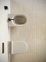 Catalano Sfera Унитаз подвесной безободковый 35x55 см, смыв торнадо, Cataglaze, цвет: sabbia матовый 0511550029