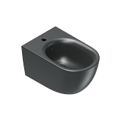 Catalano Sfera Биде подвесное 35x55 см, 1 отв, с переливом, покрытие Cataglaze, цвет: черный матовый 0518551022