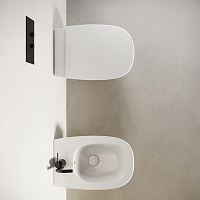 Catalano Alvea Биде подвесное 36x53 см, 1 отв с переливом, покрытие Cataglaze, цвет: белый глянцевый 0618531001