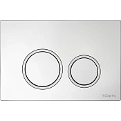 Tece Spring Кнопка смыва для унитаза с круглой клавишей, 2 режима, пластик, цвет: хром глянцевый 9940101