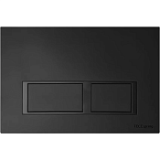 Tece Spring Кнопка смыва для унитаза с прямоугольной клавишей, 2 режима, пластик, цвет: черный мат. 9940204