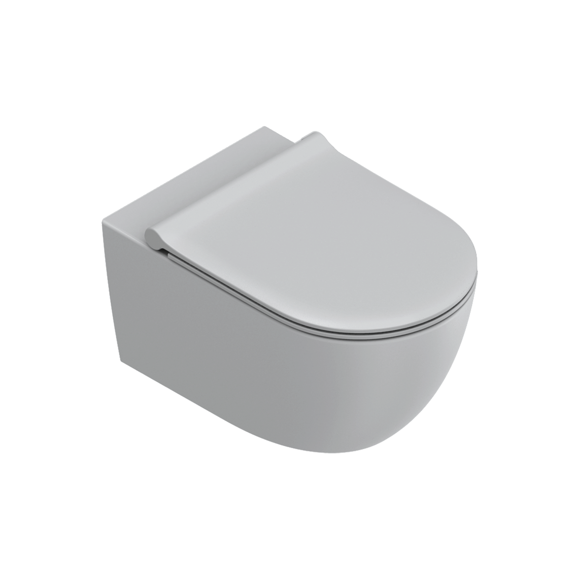 Catalano Sfera Унитаз подвесной безободковый 35x55 см, смыв торнадо, Cataglaze, цвет: цемент матовый 0511550023