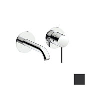 Almar Round Смеситель для раковины, внешняя часть, излив 15,5 см, цвет: matt black E210053.MB