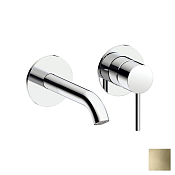 Almar Round Смеситель для раковины, внешняя часть, излив 18,5 см, цвет: PVD polished gold E210054.GO