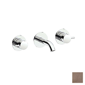 Almar Round Смеситель для раковины, внешняя часть, излив 13,5 см, цвет: PVD brushed copper E210055.CO