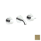 Almar Round Смеситель для раковины, внешняя часть, излив 13,5 см, цвет: PVD brushed high brass E210055.HB