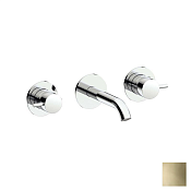 Almar Round Смеситель для раковины, внешняя часть, излив 16,5 см, цвет: PVD polished gold E210056.GO