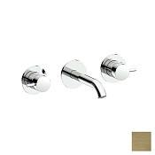 Almar Round Смеситель для раковины, внешняя часть, излив 16,5 см, цвет: PVD brushed high brass E210056.HB