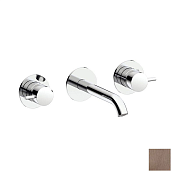 Almar Round Смеситель для раковины, внешняя часть, излив 19,5 см, цвет: PVD brushed copper E210057.CO