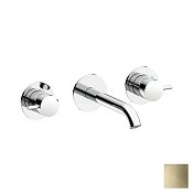 Almar Round Смеситель для раковины, внешняя часть, излив 19,5 см, цвет: PVD polished gold E210057.GO