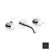 Almar Round Смеситель для раковины, внешняя часть, излив 19,5 см, цвет: matt black E210057.MB