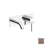 Almar Square Смеситель для раковины, внешняя часть, излив 12,5 см, цвет: PVD brushed copper E210074.CO