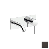 Almar Square Смеситель для раковины, внешняя часть, излив 12,5 см, цвет: PVD polished deep black E210074.DB