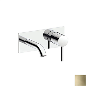 Almar Square Смеситель для раковины, внешняя часть, излив 12,5 см, цвет: PVD polished gold E210074.GO