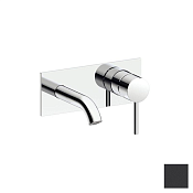 Almar Square Смеситель для раковины, внешняя часть, излив 12,5 см, цвет: matt black E210074.MB