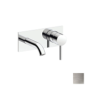 Almar Square Смеситель для раковины, внешняя часть, излив 12,5 см, цвет: nickel brushed E210074.NB