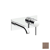 Almar Square Смеситель для раковины, внешняя часть, излив 15,5 см, цвет: PVD brushed copper E210075.CO