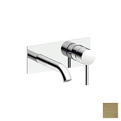 Almar Square Смеситель для раковины, внешняя часть, излив 15,5 см, цвет: PVD brushed high brass E210075.HB