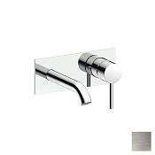 Almar Square Смеситель для раковины, внешняя часть, излив 15,5 см, цвет: nickel brushed E210075.NB