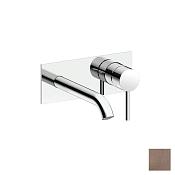 Almar Square Смеситель для раковины, внешняя часть, излив 18,5 см, цвет: PVD brushed copper E210076.CO