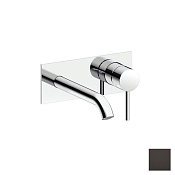 Almar Square Смеситель для раковины, внешняя часть, излив 18,5 см, цвет: PVD polished deep black E210076.DB