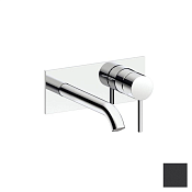 Almar Square Смеситель для раковины, внешняя часть, излив 18,5 см, цвет: matt black E210076.MB