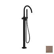 Almar Round Смеситель напольный для ванны внешняя часть, высота излива 91,4 см, цвет: brushed copper E216000.CO