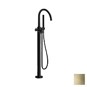 Almar Round Смеситель напольный для ванны, внешняя часть, высота излива 91,4 см, цвет: polished gold E216000.GO