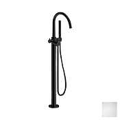 Almar Round Смеситель напольный для ванны, внешняя часть, излив 91,4 см, цвет: matt white E216000.MW