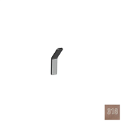 Almar Accessories Крючок для ванной, одинарный, цвет: 316 PVD brushed copper E310001.CO316