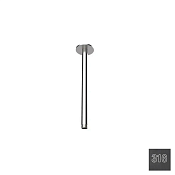 Almar Round Кронштейн для верхнего душа потолочный 30 см, цвет: 316 PVD brushed absolute black E021092.AB316