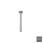 Almar Round Кронштейн для верхнего душа потолочный 30 см, цвет: 316 PVD brushed gun metal E021092.GM316