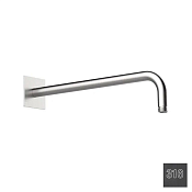 Almar Square Кронштейн для верхнего душа настенный 35 см, цвет: 316 PVD brushed absolute black E021095.AB316