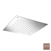 Almar Square 500 Потолочный душ 49,8х49,8 см, встраиваемый, 1 режим, цвет: 316 PVD brushed copper E044024.CO316