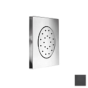 Almar Body Jets Душевая форсунка встраиваемая 12,5х12,5h см, цвет: PVD brushed absolute black E044085.AB