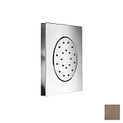 Almar Body Jets Душевая форсунка встраиваемая 12,5х12,5h см, цвет: PVD brushed copper E044085.CO