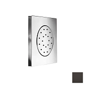 Almar Body Jets Душевая форсунка встраиваемая 12,5х12,5h см, цвет: PVD polished deep black E044085.DB