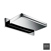 Almar Waterfall Излив настенный̆ каскадный̆ для душа 14 см, цвет: 316 PVD brushed absolute black E044086.AB316